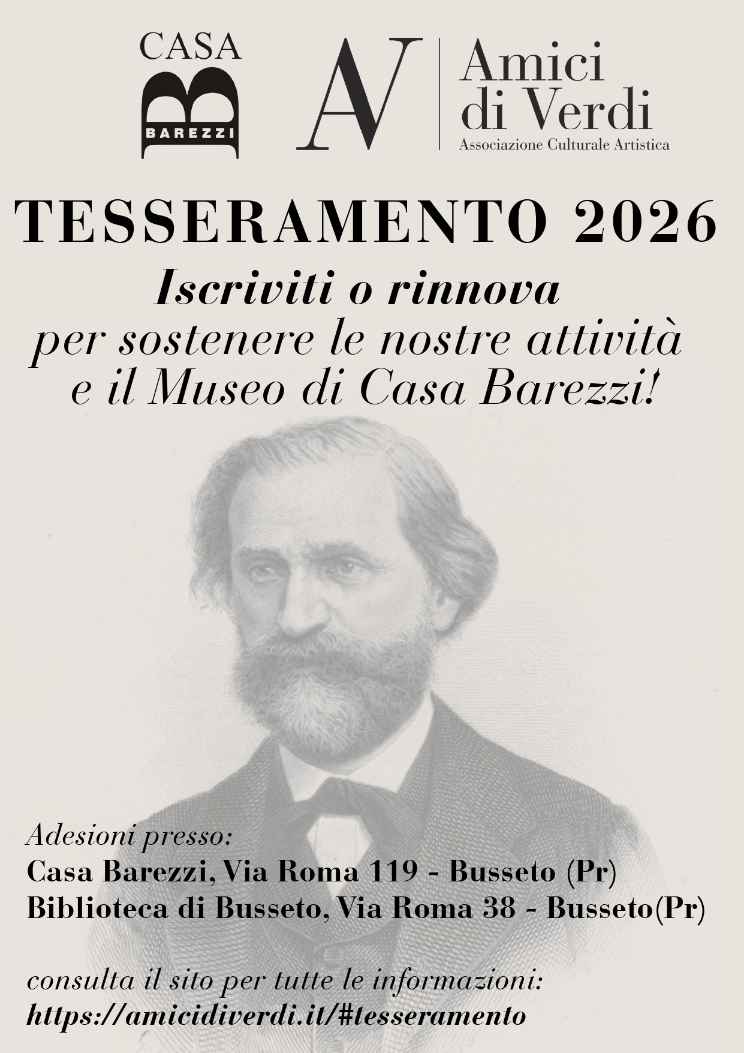 TESSERAMENTO 2026